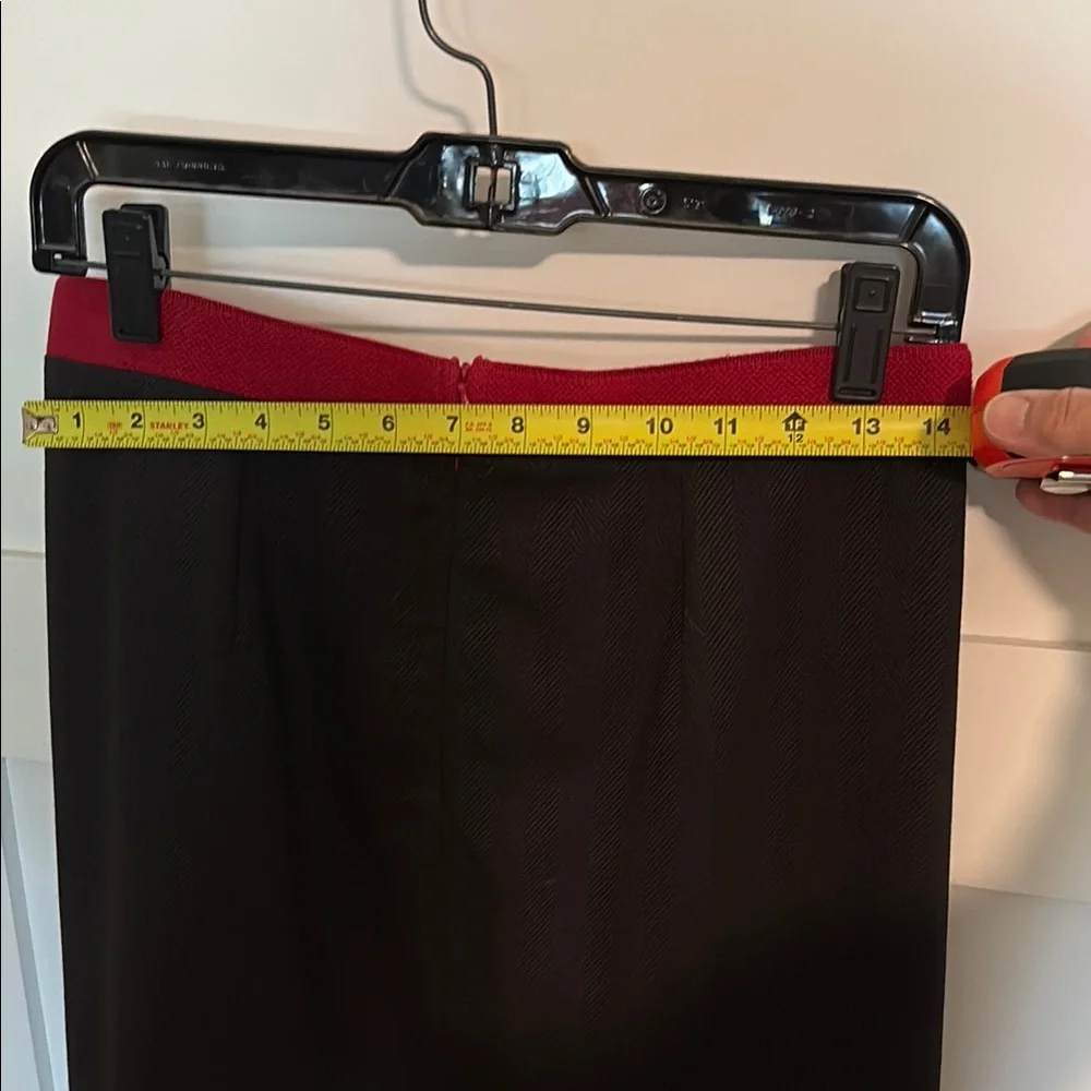 EUC Gorgeous Maliparmi Red and Black Skirt - Picture 6 of 9